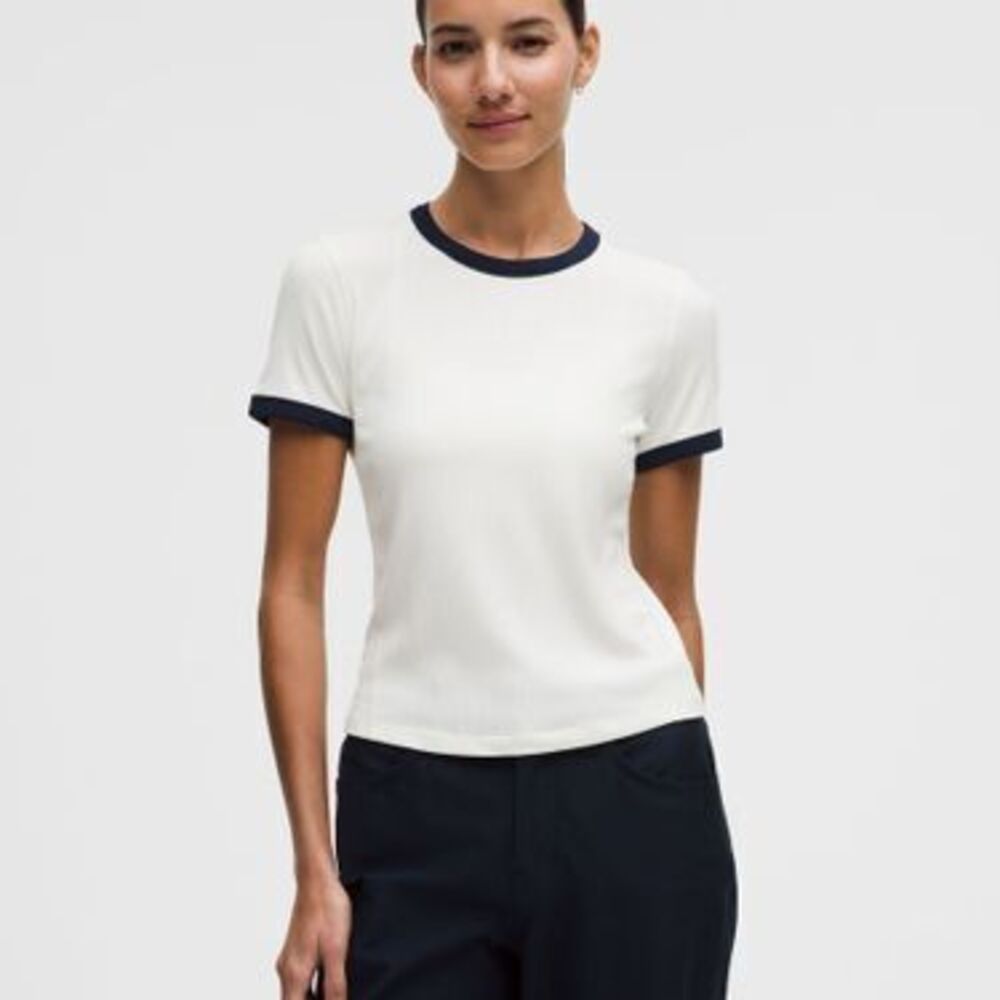 Lululemon Hold Tight Micro-Rib Straight-Hem T-Shirt